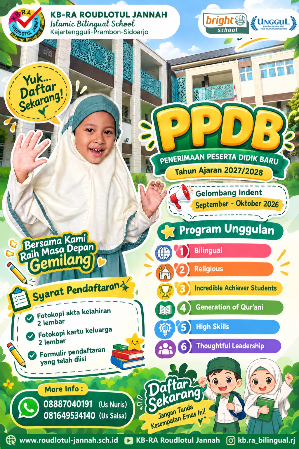 Pembukaan PPDB Gelombang Indent